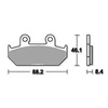 KLOCKI HAMULCOWE TRW MCB571