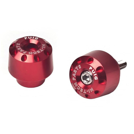 Końcówki kierownicy/ obciążniki do kawasaki zx-10r 04-22 (krótkie) czerwone