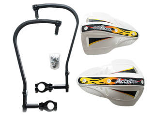 Osłony rąk (handbary) z mocowaniem aluminiowym enduro 22mm (hg- kolor czarny, sd- kolor biały)