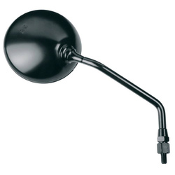 Lusterko prawe, średnica gwintu 10mm, strona lewa/prawostronny, kolor czarny aprilia scarabeo 125-500 1998-2015 (e368d)