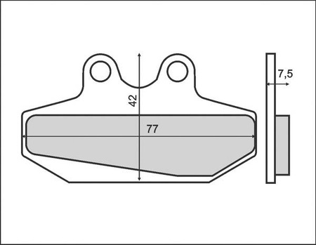Klocki hamulcowe kh167 (ft 3055)