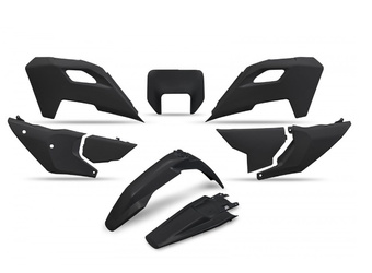 Komplet Plastików Husqvarna Te 150 / 250 / 300 '24-'25, Fe 250 / 350 / 450 / 501 '24-'25, Kolor Czarny