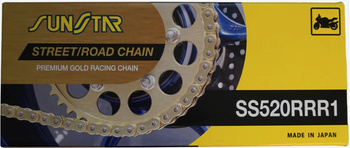 Łańcuch  520rrr1-118g (520zvmxg) do 1000 ccm (xw ring) kolor złoty (520rrr1118g) - zastępuje ss520rtg1-118g