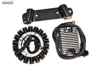 Uzwojenie alternatora (stator) kit hd, harley davidson evo touri(97-98)