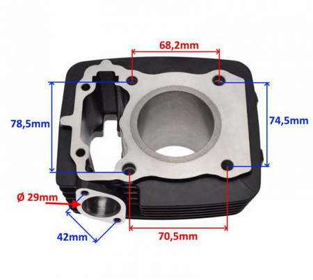 Cylinder do motocykla Junak M12 125 Abs Cbs
