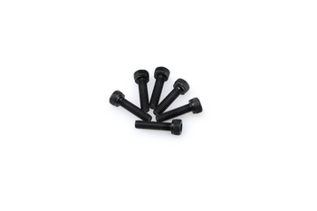 Śruby z anodyzowanego aluminium blister 6 śrub imbusowych m5x20mm czarne