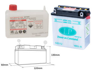 Landport akumulator yb5l-b 12v 5ah 121x61x131 (12n5-3b) obsługowy - elektrolit osobno (4) ue2019/1148