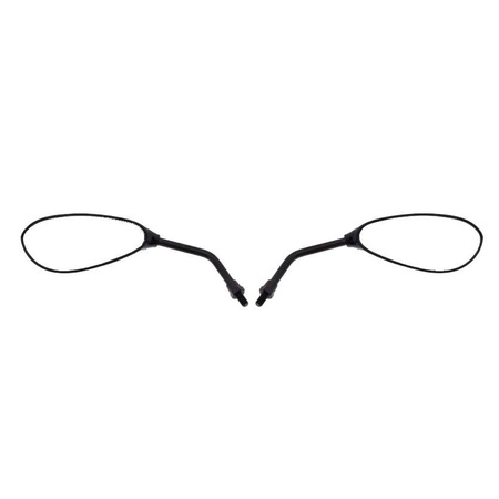 Lusterka uniwersalne Łezka czarna M10 Mp103-1