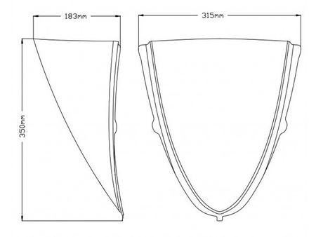 Szyba Sportowa Puig Do Honda Nc750x 21-23 Mocno Przyciemniona