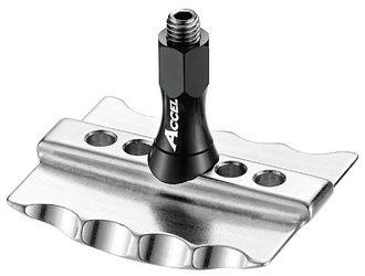 Trzymak opony 2,50 aluminiowy z nakrętką alu (wzmacniany)