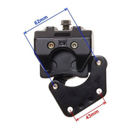 Zacisk hamulca przedniego do skutera CPI Keeway Longjia z klockami hamulca