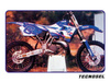 Komplet naklejek (oklein) + pokrowiec/poszycie na siedzenie yamaha yz 125/250 '96-'01, replica team yamaha '98