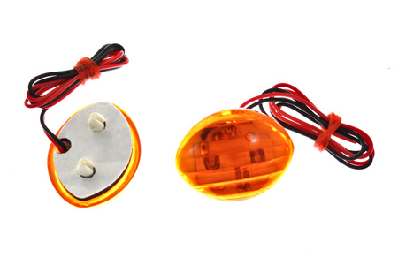 Oval Based Smooth Cristal Orange