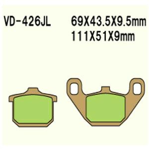 Klocki hamulcowe vesrah  vd-426jl