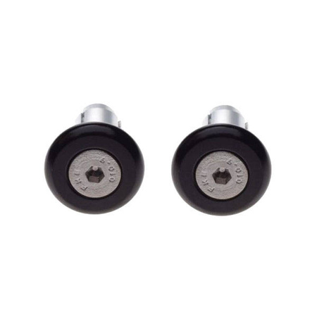 Końcówki kierownicy czarne uniwersalne