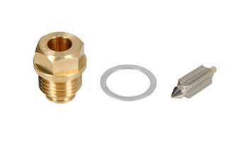 Zaworek iglicowy z gniazdem yamaha xs 400/750/1100 '77-79, kawasaki kz 750 '76-79, suzuki gs 400 '77-78, gs 450 '80-82 (1j7-14190-20,13370-4