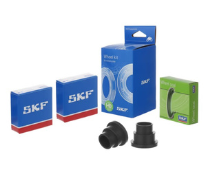 SKF ŁOŻYSKA KOŁA PRZEDNIEGO Z USZCZELNIACZAMI I TULEJKAMI KTM SX/SXF 125/250/350/450 '15-'25 , EXC/EXCF 125/250/300/350/450 '16-'25 TPI , HUSQVARNA,GAS GAS '21-'25 (OŚ 22MM)