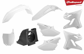 Komplet plastików yamaha yz 125/250 '02-'14 (restyling na model 2021) kolor biały