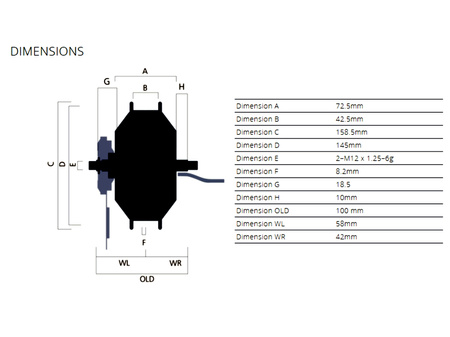 Silnik Bafang H400b Fm G020.350.D 36v/350w Koło Przednie
