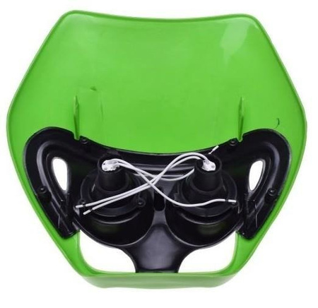 Owiewka z halogenami zielona Niska