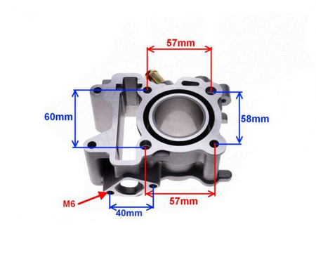 Cylinder do skutera Yamaha Vino 50 LC 4T 42,00 mm