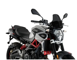 Szyba Owiewka Puig Do Aprilia Shiver 750 07-09 / 900 17-21 Czarna