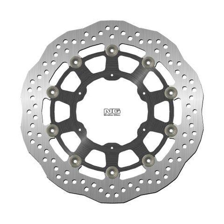 Tarcza hamulcowa przód bmw f 650/700/800 gs '93-'19, aprilia pegaso 650 '86-'08 (300x105x5mm) (6x6,5) wave pływająca (środaluminiowy)