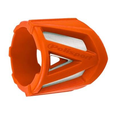 Osłona tłumika końcowego 2t gumowa  uniwersalna (obwód  200-300mm) kolor pomarańczowy