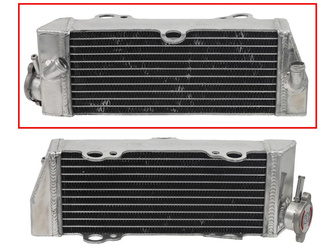Psychic chłodnica ktm sx 85 '03-10, sx 105 '03-10 wzmocniona o standardowej pojemności lewa (szt.) (z korkiem)