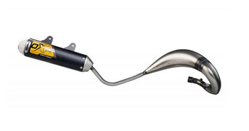 KOMPLETNY UKŁAD WYDECHOWY BLACK EDITION HOMOLOGOWANY EURO 4 / 5 DYFUZOR + KOŃCÓWKA WYDECHU (TŁUMIK) FANTIC ENDURO XE / SUPERMOTO XM 50 E5 (97/24EC)