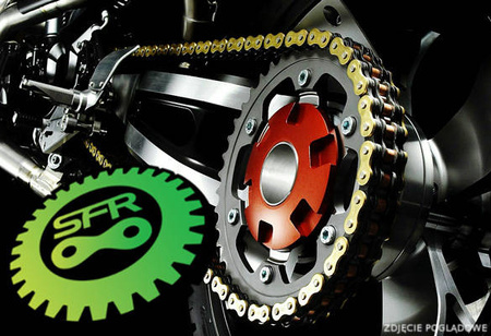428s-140 łańcuch  (140 ogniw) bez o-ringów wzmocniony (do 125ccm) kolor złoty (428/140)