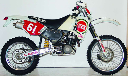 Komplet naklejek (oklein) husqvarna tc/te '91-'94, replica team ch racing husqvarna '93 kolor biały/ czerwony