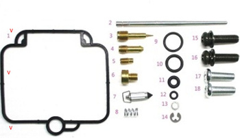 ZESTAW NAPRAWCZY GAŹNIKA SUZUKI DR 650SE '94-'95 (26-1105)