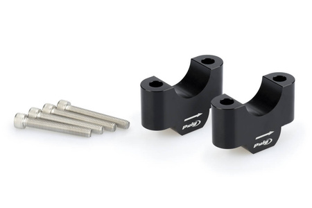 Uniwersalne piony nośne kierownicy puig wys. 30mm śr. 32mm czarne