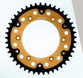 Zębatka tylna 899 45 stealth (stalowo-aluminiowa) ktm sx/exc (jtr897.45) kolor złoty