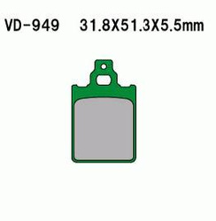 Klocki Hamulcowe Sym Vd-994 (Fa306)