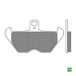 KLOCKI HAMULCOWE PRZÓD KH407 / KH246 (TOURIORGANIC)