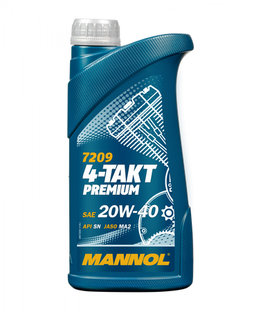Mannol olej silnikowy 4t premium 20w40 1l ma2 (7209) (20)