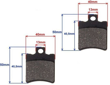 Klocki hamulca do skutera Aprilia Yamaha Ktm