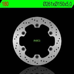 Tarcza hamulcowa przód kawasaki gpx 250 r '88-90 (261x150x5,0mm) (6x10,5mm)