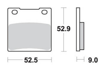 Hamulcowe kh63 / kh161 street excel/racing ng sinter kolor złoty
