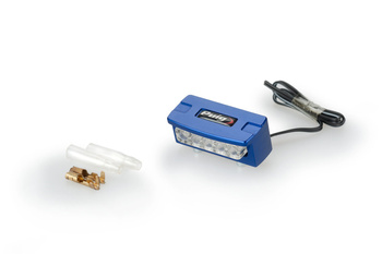 Uniwersalne Oświetlenie Rejestracji Led Puig  45x20mm Niebieskie