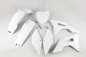 komplet plastików honda crf 250r '18-'21, crf 450r '17-'20 kolor biały (ho119e041)