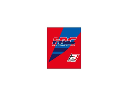 Nakładki ochronne na manetki honda replica team hrc 22, kolor czerwony/niebieski