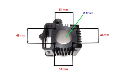 Cylinder Żeliwny Power Force Basic Kymco Nexxon Active K-Pipe 139fmb 47mm 4t