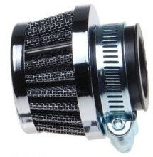 Filtr powietrza 35 mm stożkowy mały niski chrom