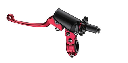 uchwyt dźwigni sprzęgła kompletny uniwersalny (kuty) kolor tytanowy (dźwignia niełamka) (cl-101-4ti) - promocja