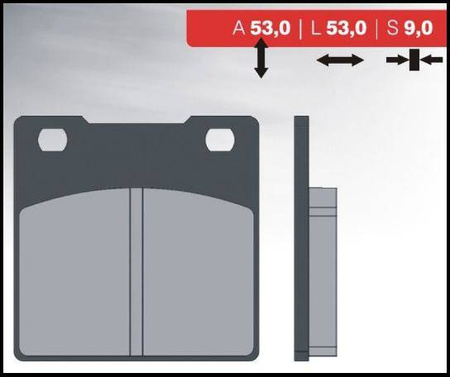 Klocki hamulcowe kh161 kawasaki zxr/zzr/zrx/zx tył (ft 3054)