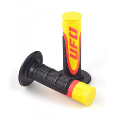 Manetki UFO Axiom z logo enduro cross żółte