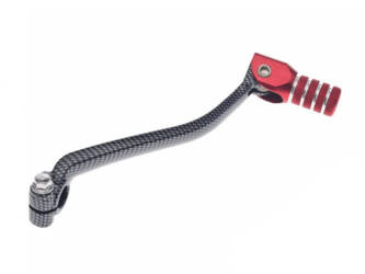 Dźwignia zmiany biegów do Kawasaki KX250F czerwony/carbon